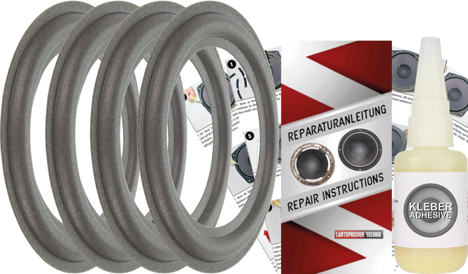 Quadral Phonologue Gold Altan Speaker Surround Re-Foam Repair Kit - 4 Pieces Surrounds